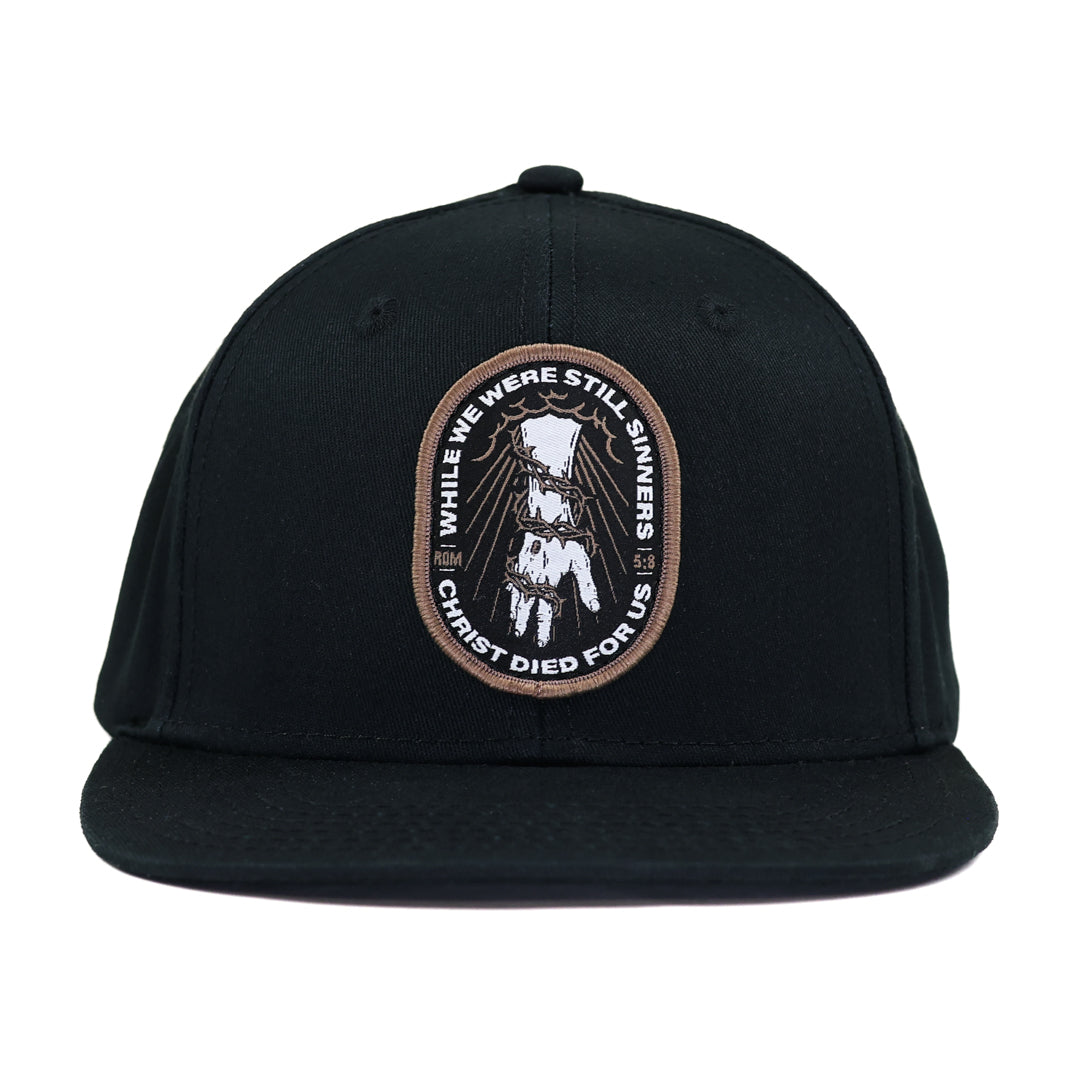 Christ Died For Us Flat Bill Hat