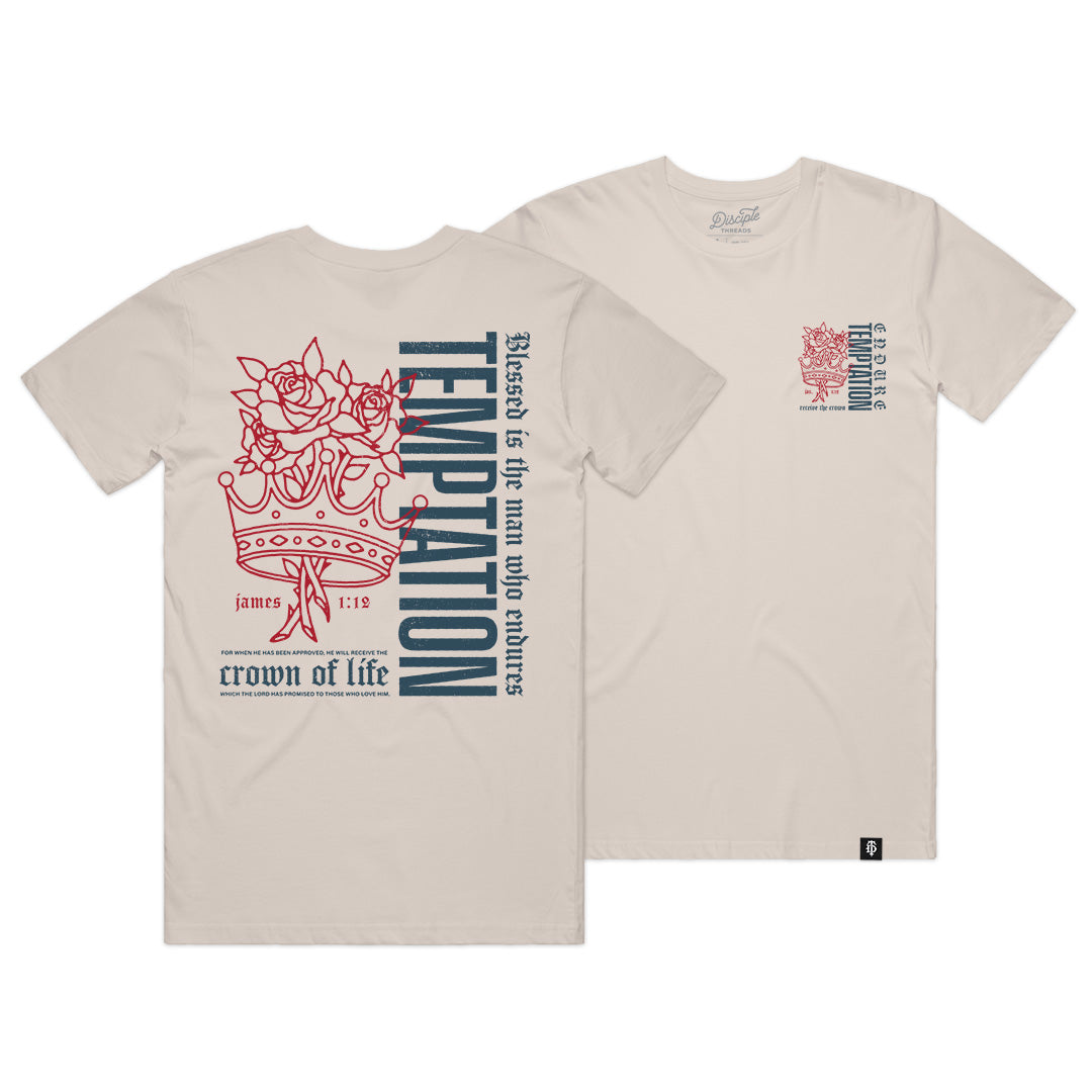 Crown of Life T-shirt based on James 1:12