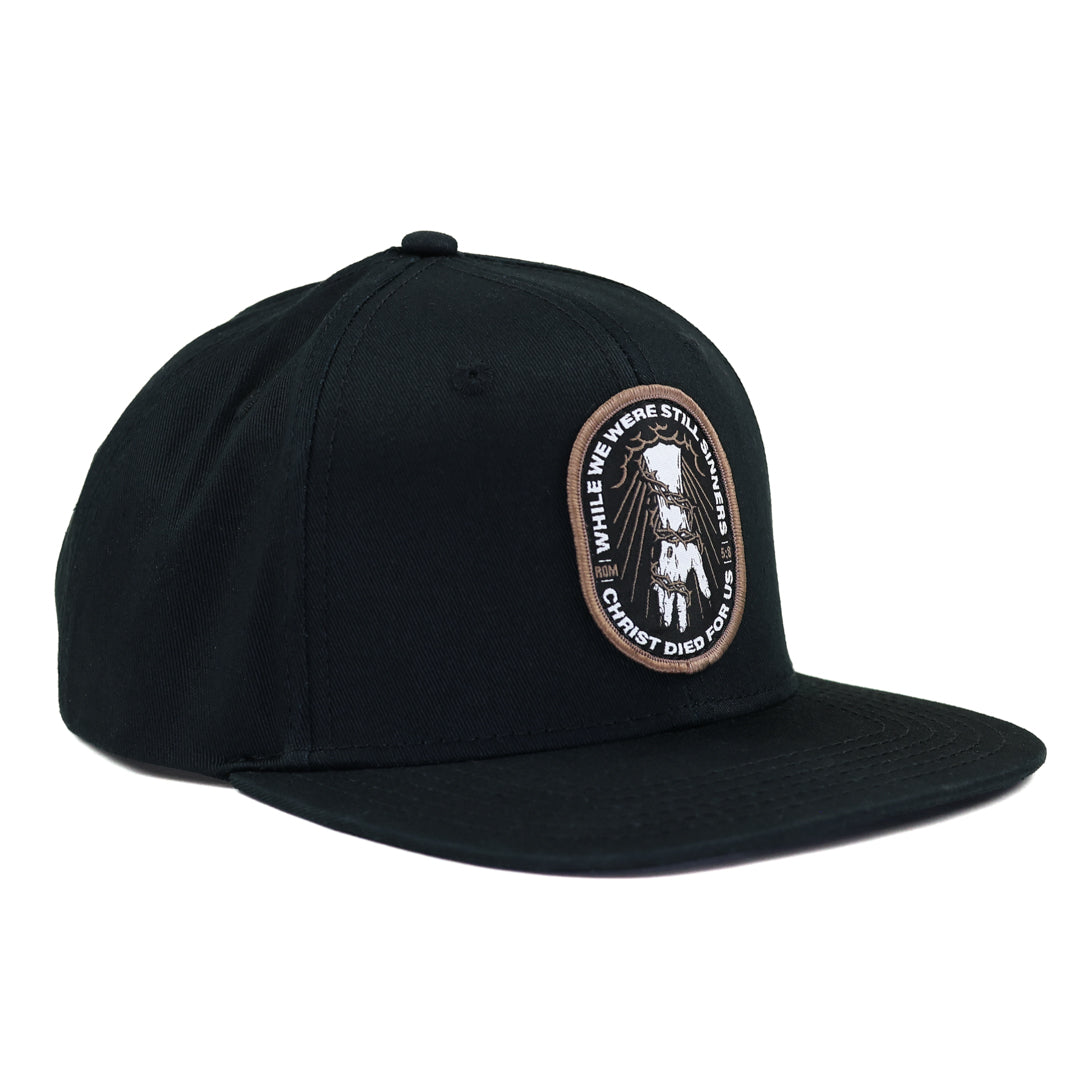 Christ Died For Us Flat Bill Hat