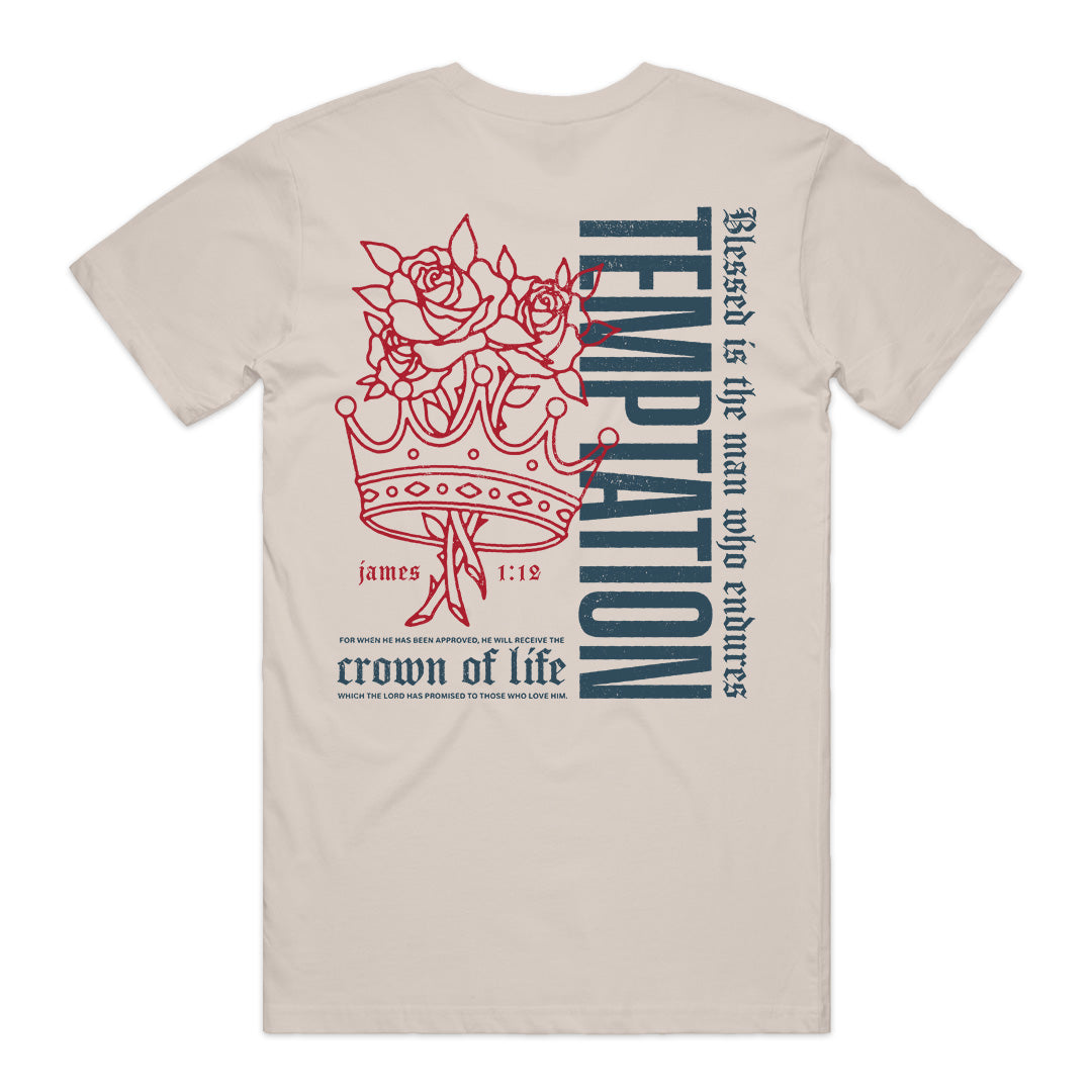 Crown of Life T-shirt based on James 1:12