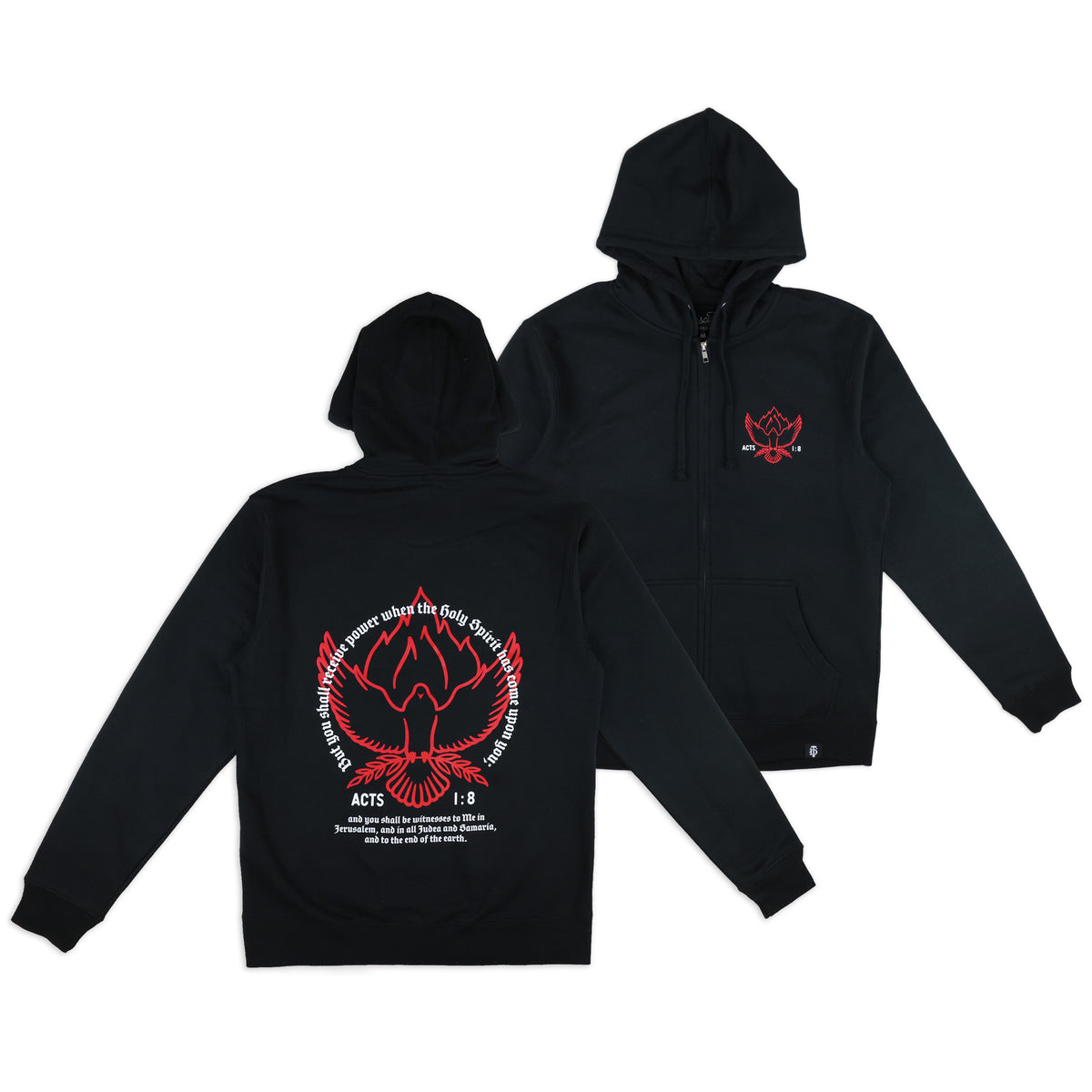 Holy Spirit Power Zip Hoodie