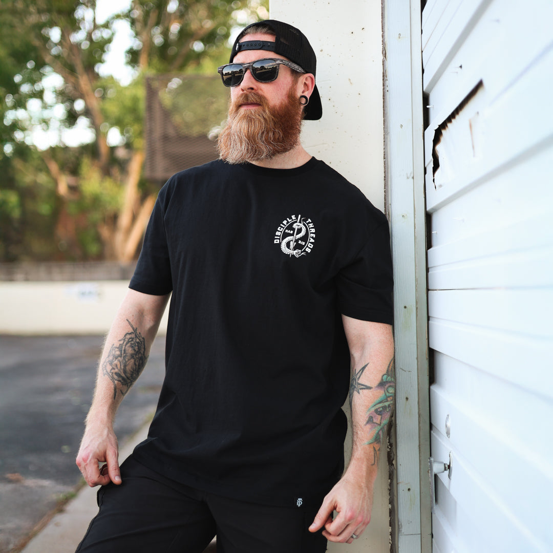 Serpent Crusher T-shirt – Disciple Threads