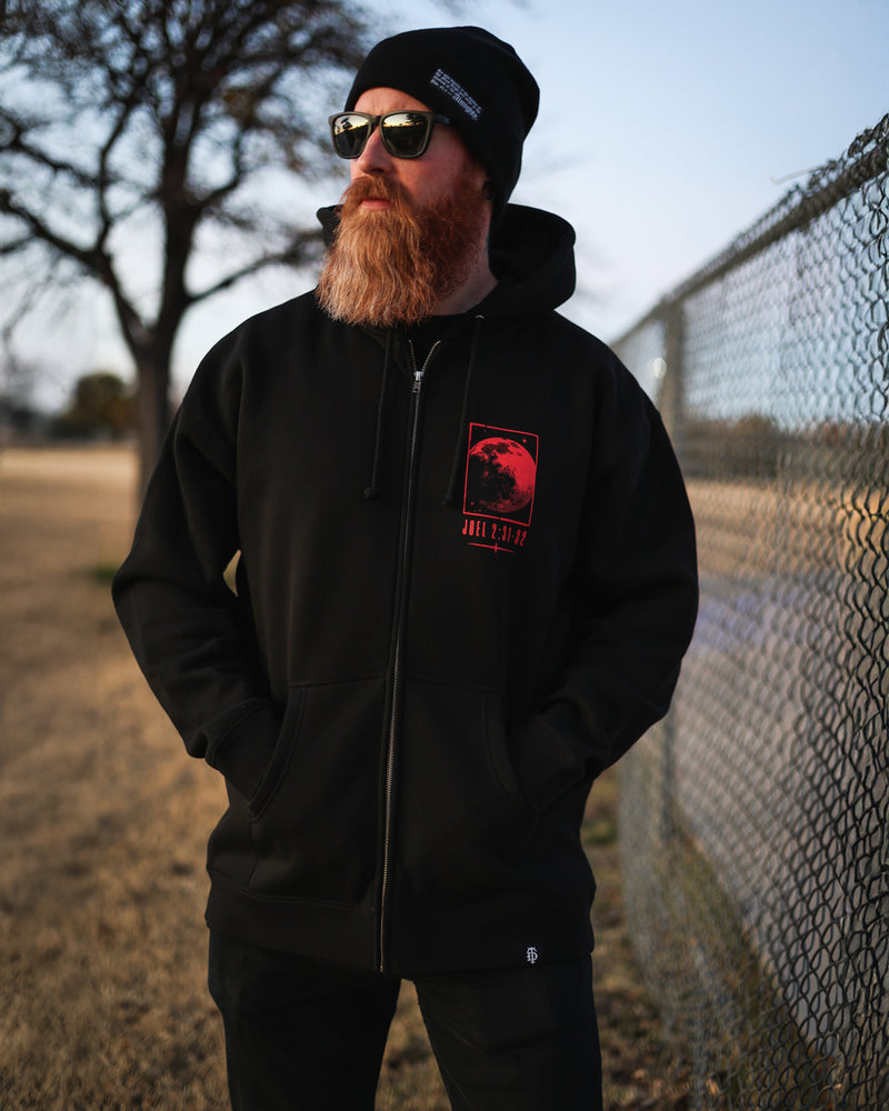 Blood Moon Zip Hoodie