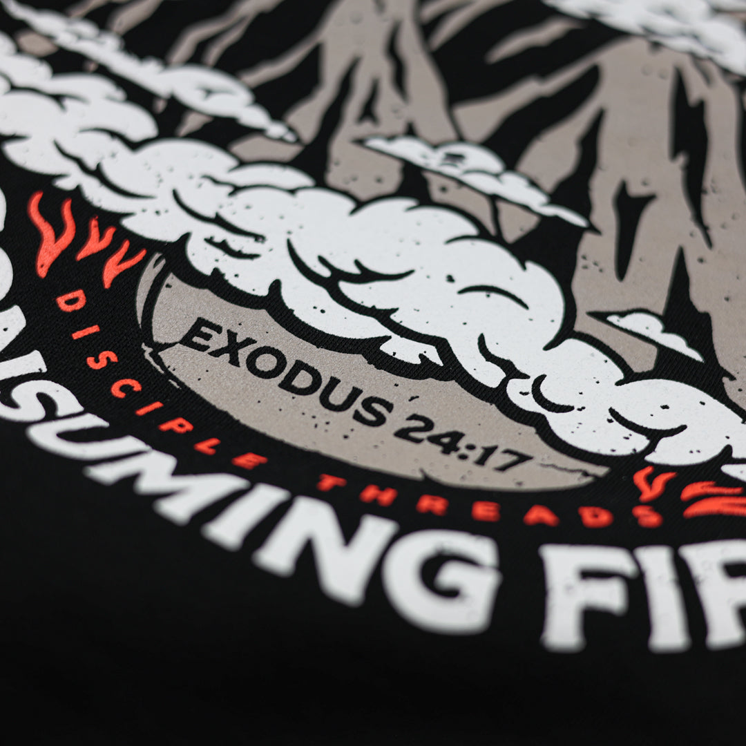 Consuming Fire Pullover Hoodie - Exodus 24:17