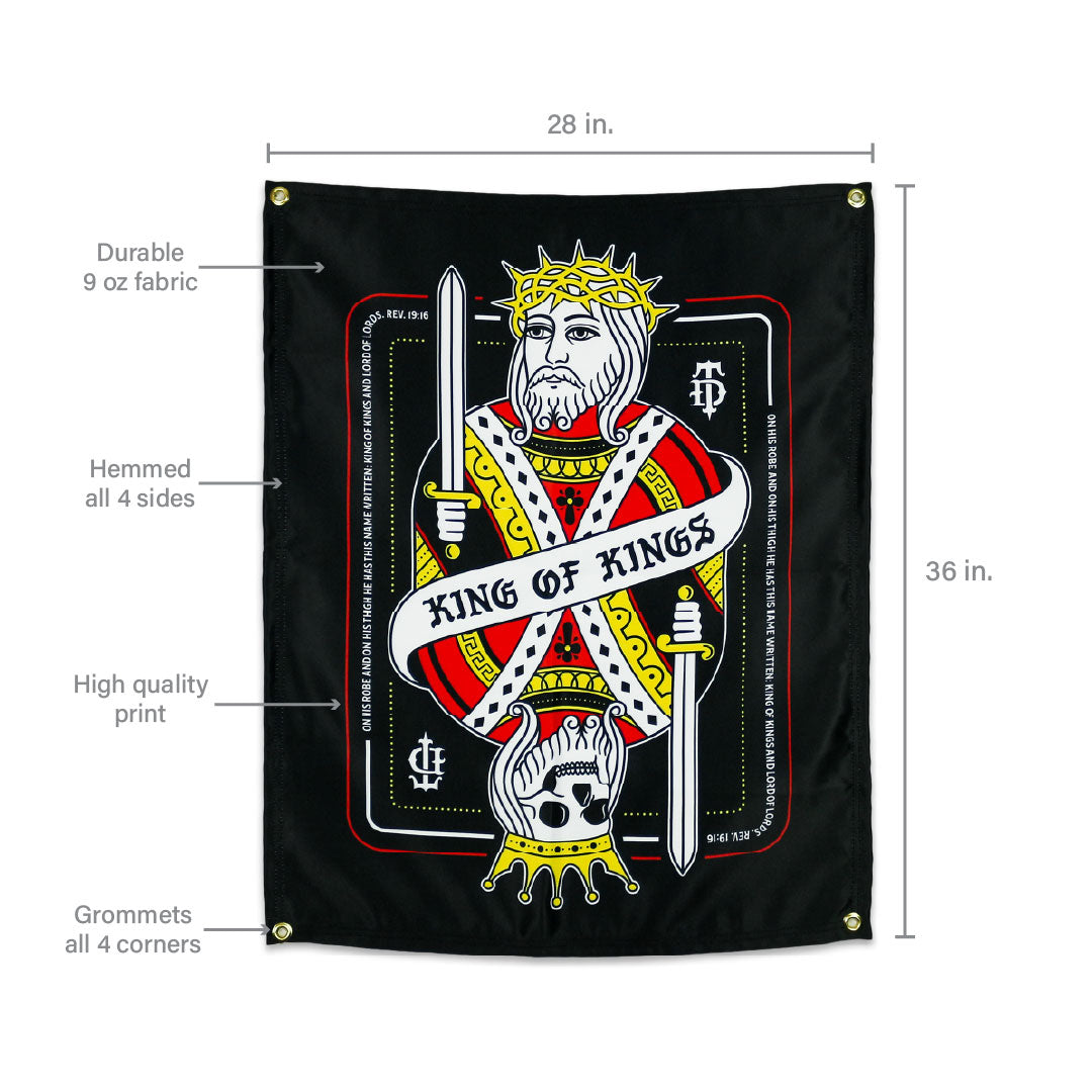 King of Kings Wall Flag