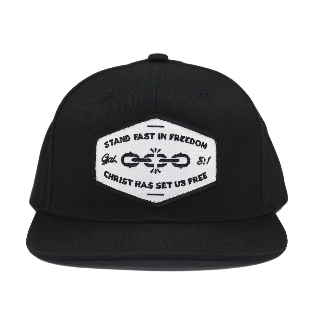 Set Free Flat Bill Patch Hat